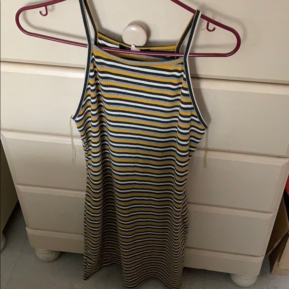 Ribbed midi dress